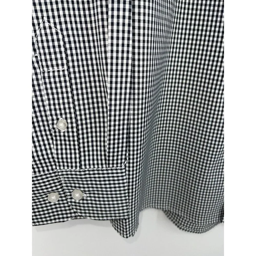 Haggar Wrinkle Resistant Shirt Men's Large Button Lightweight Long Sleeve $56 - Picture 4 of 9